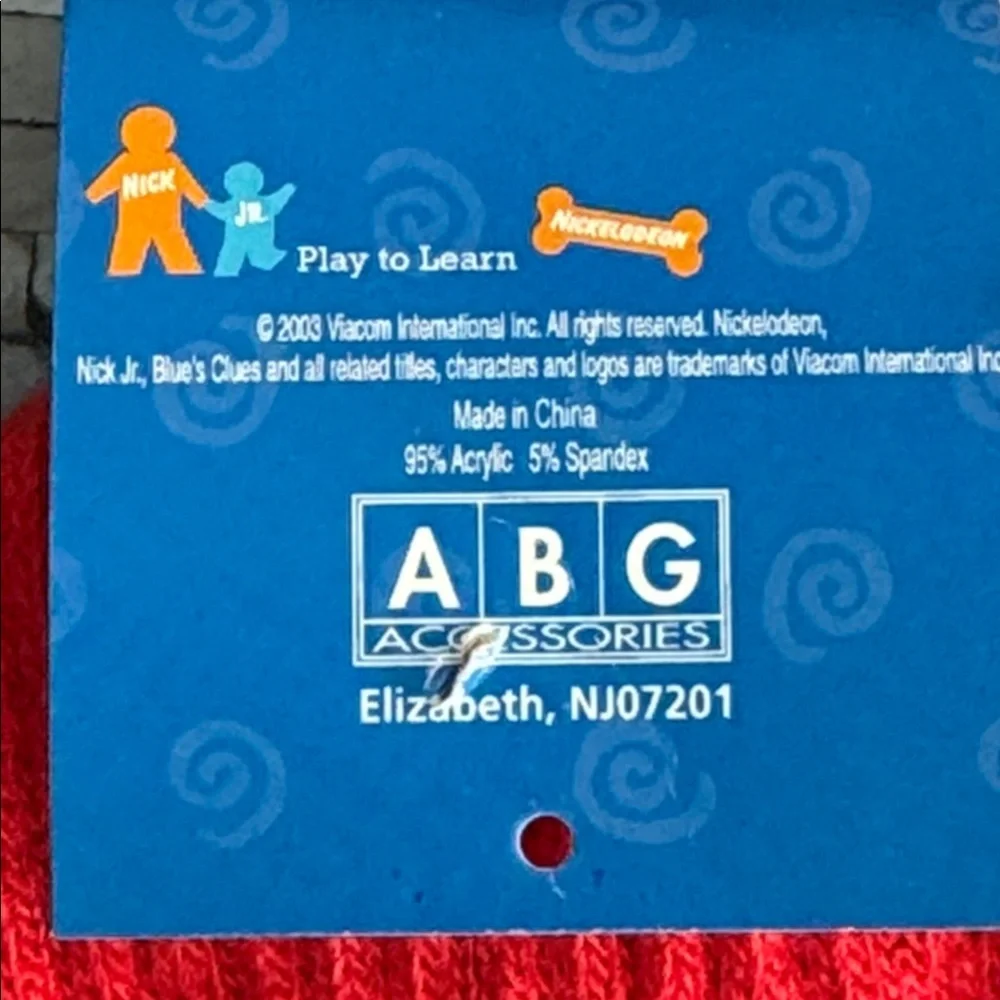 Blues Clues Magic Gripper stretchable kids Red Gloves